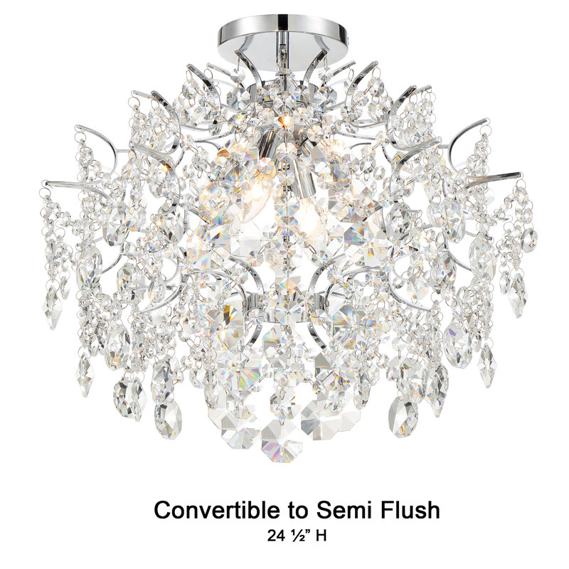 Lustre géométrique unique à 4 lumières Darek