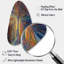 «The Energy Of Mystical Radiant Tree I - Landscape Trees Fall Shape Assymterical», art mural en métal-991179043
