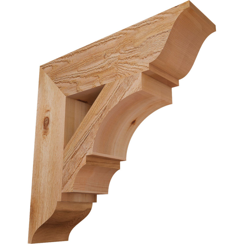 Support de sciage grossier traditionnel l 6 po x P 24 po x H 24 po, cèdre rouge de l'Ouest, L 6 po x P 24 po x H 24 po