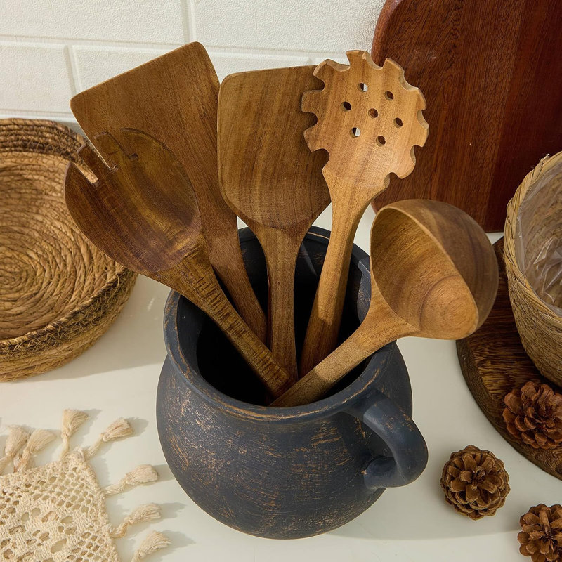 7.6-Inch Ceramic Utensil Jar