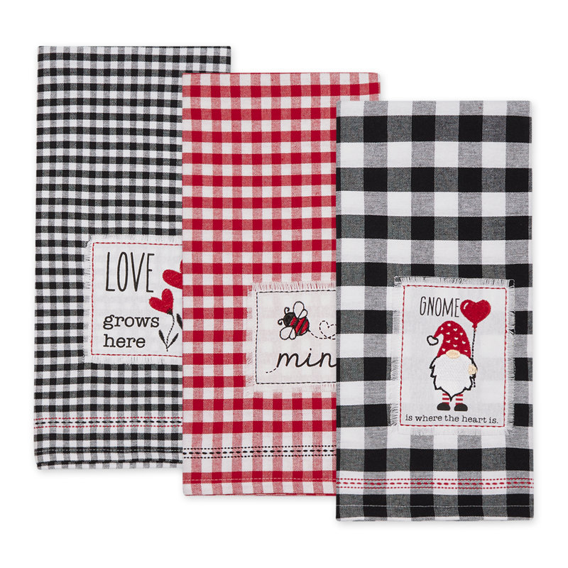 Cotton Checkered Jacquard Dish Cloth Kitchen Towel