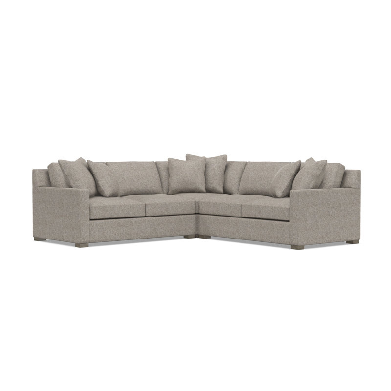 Kelsey Sectional, Tan Polyester