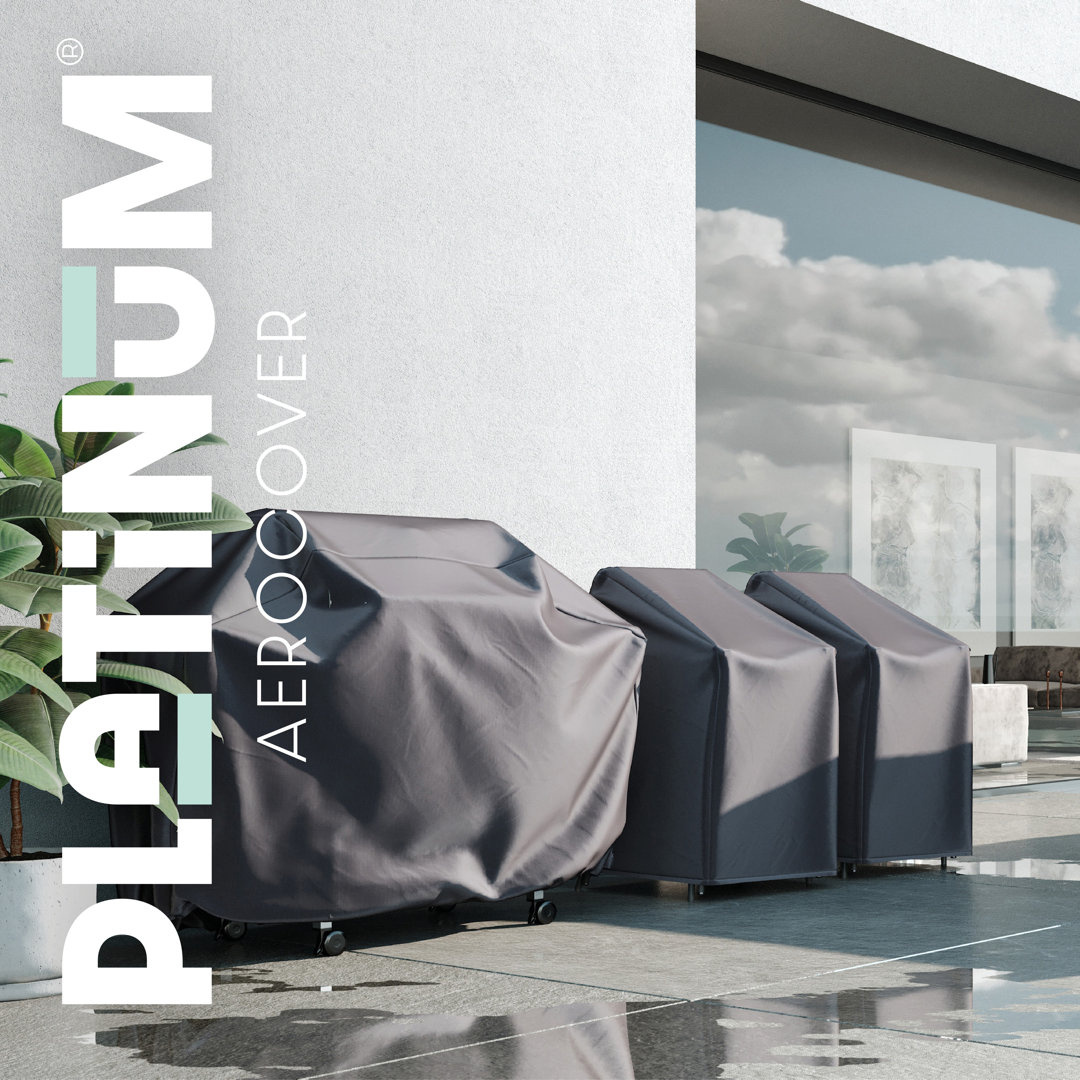 Ruma Unisex Dark Grey Aerocover High Back Chairs Waterproof Polyester Cover W75xd78xh90cm In | Size: 1 Pack - Image 5