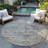 Machine Washable Indoor/Outdoor Xhevrie Taupe Rug-680833616