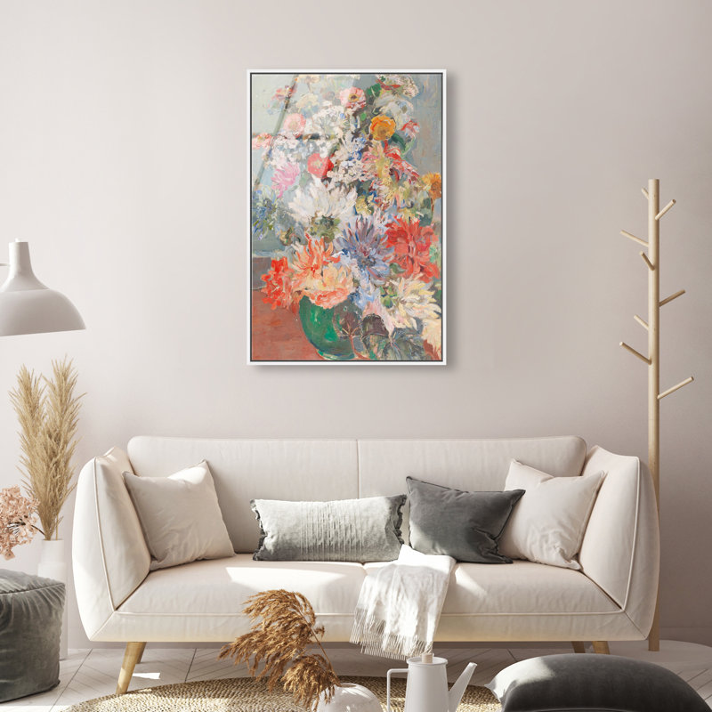 August 1906 Still Vase LR High-Gloss Frameless Acrylic Glass Wall Art Floral & Botanical Print by Oliver Gal, Ready to Hang, 10 x 15