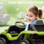 AIYAPLAY Volkswagen E-Buggy Licensed Electric Car for Kids 12V USB Green