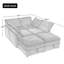 Canapé modulaire gris