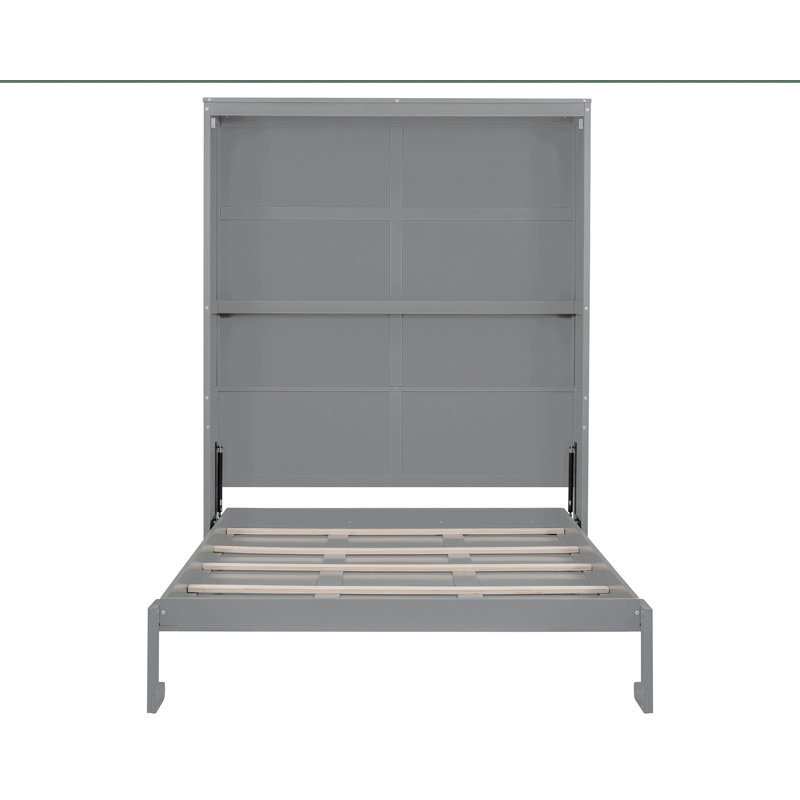 Jimya Murphy Storage Bed, Gray, Queen