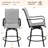 Diez Iron Outdoor 28.5'' Bar Stool-1525620196-1525620202