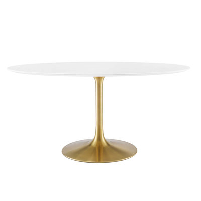 Silver Orchid Fein Oval Dining Table