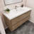 Azden 48" Wall-Mounted Single Bathroom Vanity Set-1129232592