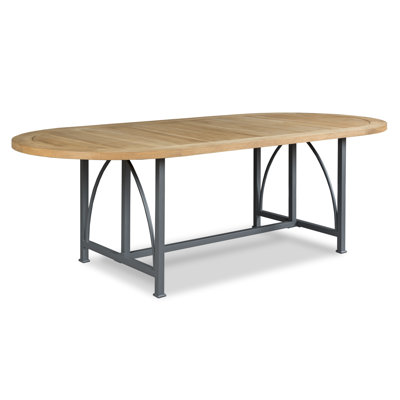 Jupiter Oval Teak Outdoor Dining Table