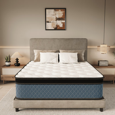 14" Medium Firm Hybrid Mattress in a Box with Pillow Top