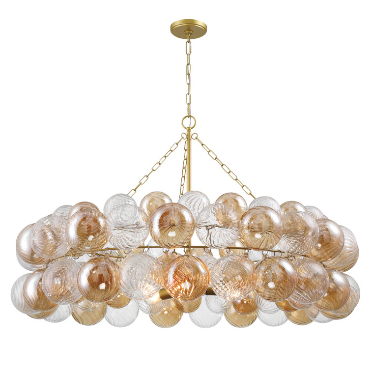 Constantine 3 - Light Dimmable Glass Globe Bubble Chandelier