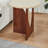 Elegant Round Travertine Texture Side Table – 21.2” Stone End Table, Modern Design, Durable, Minimalist