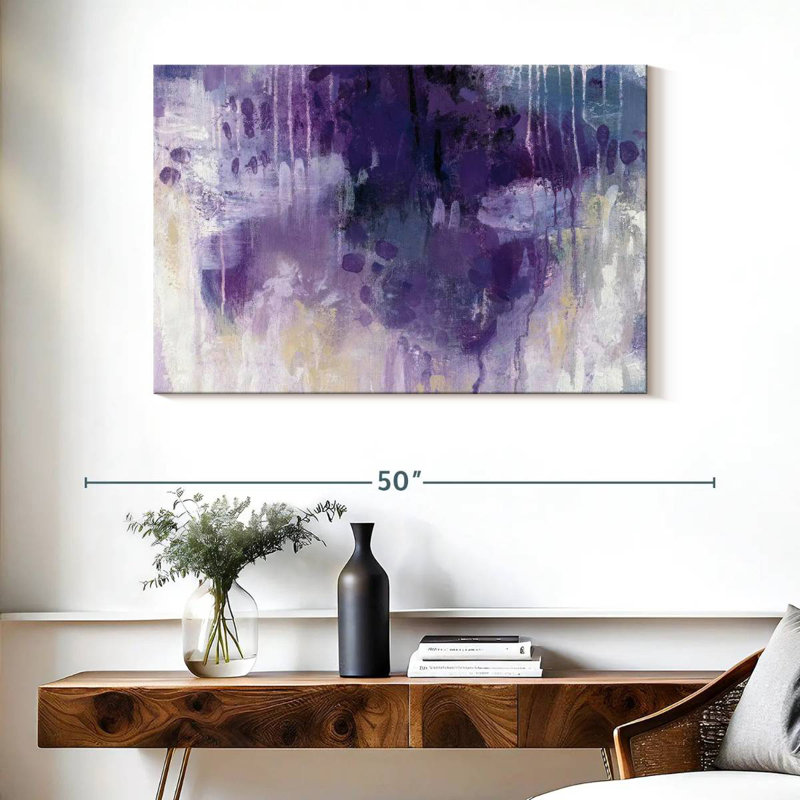 Avery Violet Rain, 26" H x 39" W