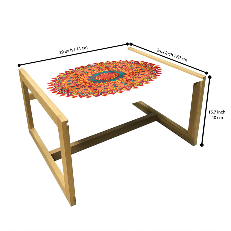 Jahri Sled Coffee Table, 62cm H x 74cm W x 40cm D