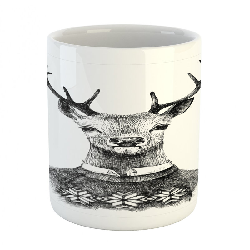 Grande tasse à café éléphants