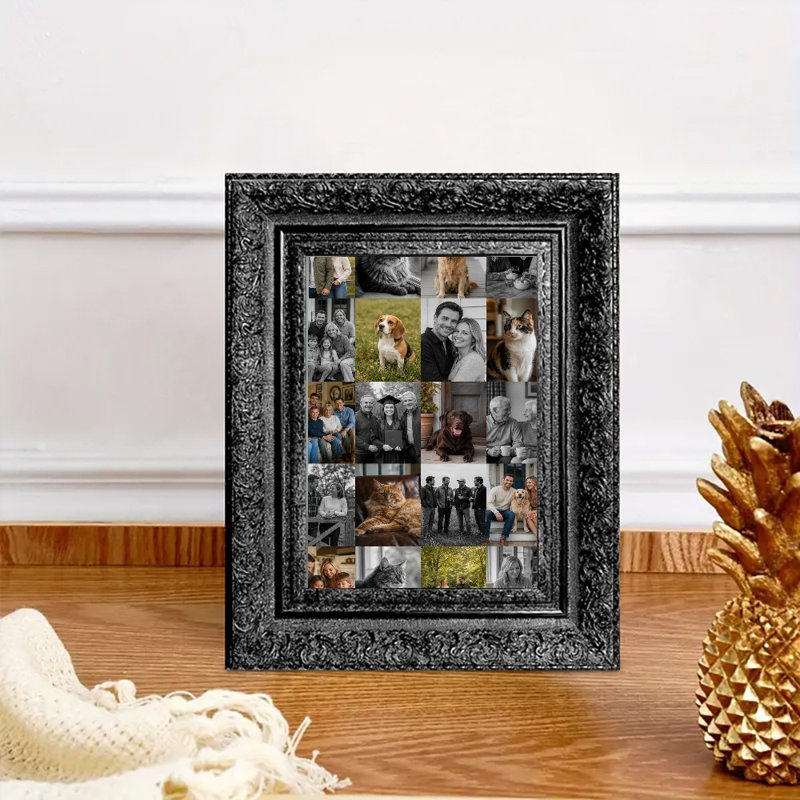 Cadre photo simple 11PC x 11 "11PC pour bureau, Black, 1, 11" W x 14" H