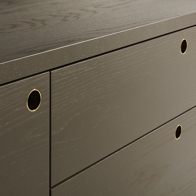 Peek 49'' W Credenza, Dark Olive