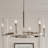 Tolani 6 - Light Wagon Wheel Chandelier-738509873-707100414
