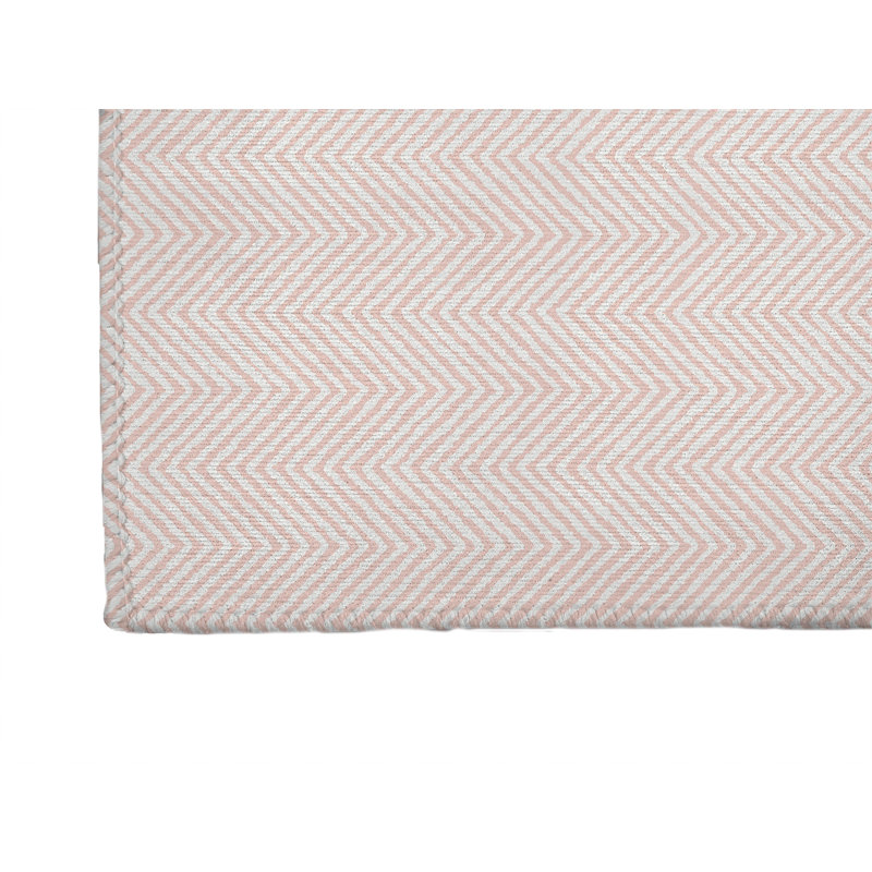 Paillasson à chevrons, Rose, L 48 po x L 72 po