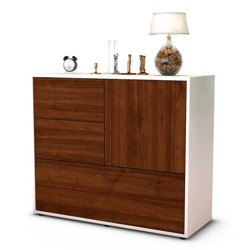 Richas Sideboard, White/Walnut