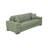 Mo 88" Italian Stain and Abrasion Resistant Performance Fabric Queen Square Arm Sleeper Sofa Bed-85522584
