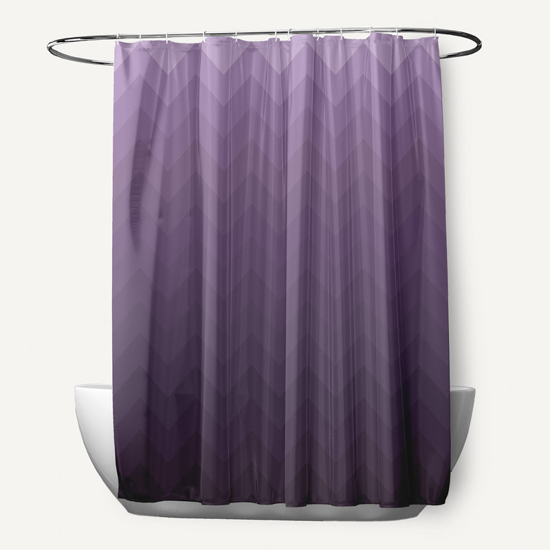 Rideau de douche Zahide, Mauve