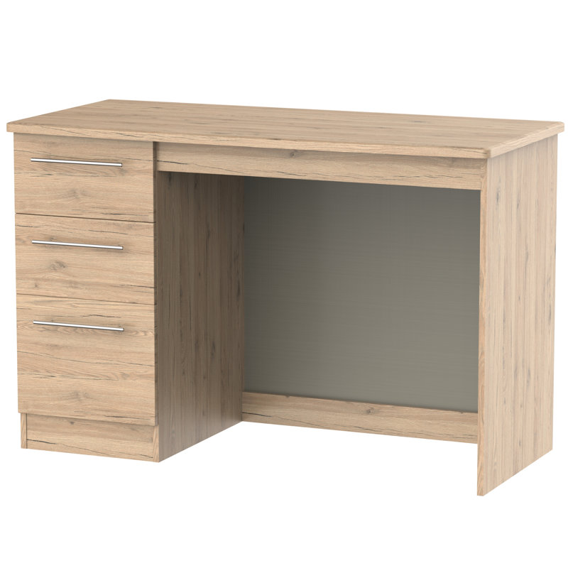 Fully Assembled Lyndale Desk, Bordeaux Oak