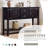 Retro Style Solid Wood Sideboard Console Table with Drawers, Cabinets and Shelf, Ideal for Multi - purpose Storage in Various Rooms