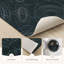 Tapis de cuisine lavables antidérapants Celestial Swirls
