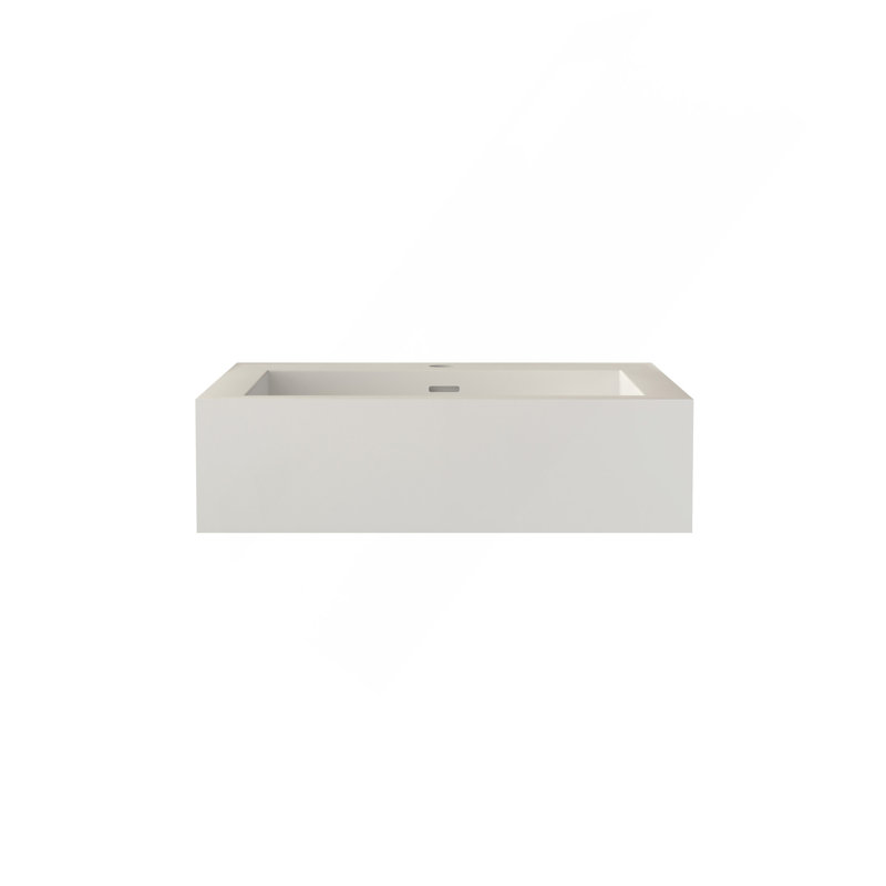 Basin Bathroom Matte White Solid surface