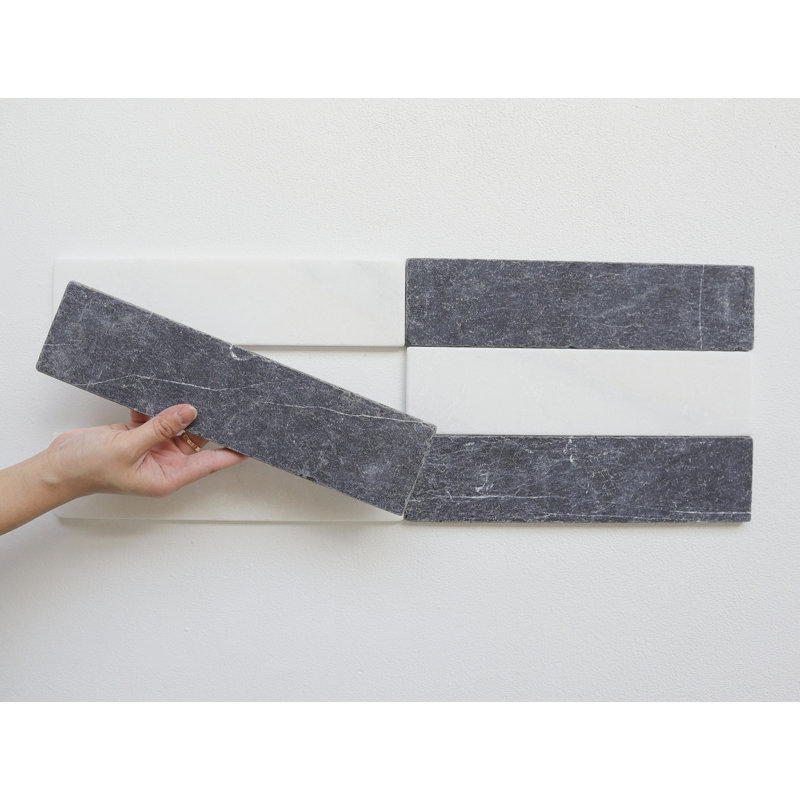 Aged Marble 3" X 12", Nero