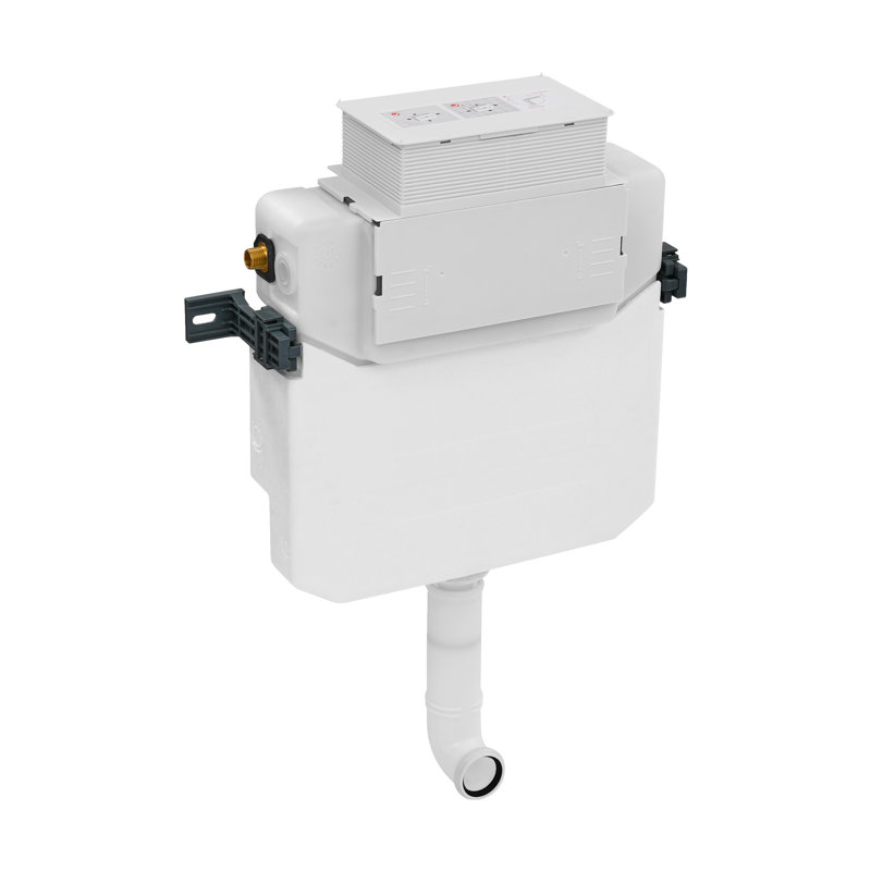 Fantome H Concealed Toilet Tank Carrier System With Top Flush For Back-To-Wall Toilet