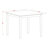 5 Piece Counter Height Dining Table Set Includes a Square Kitchen Table and 4 Linen Fabric Dining Chairs, Mahogany-884897119-848484214-848484213