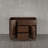 Continental Contemporary Sideboard with Smoked Glass-60457881