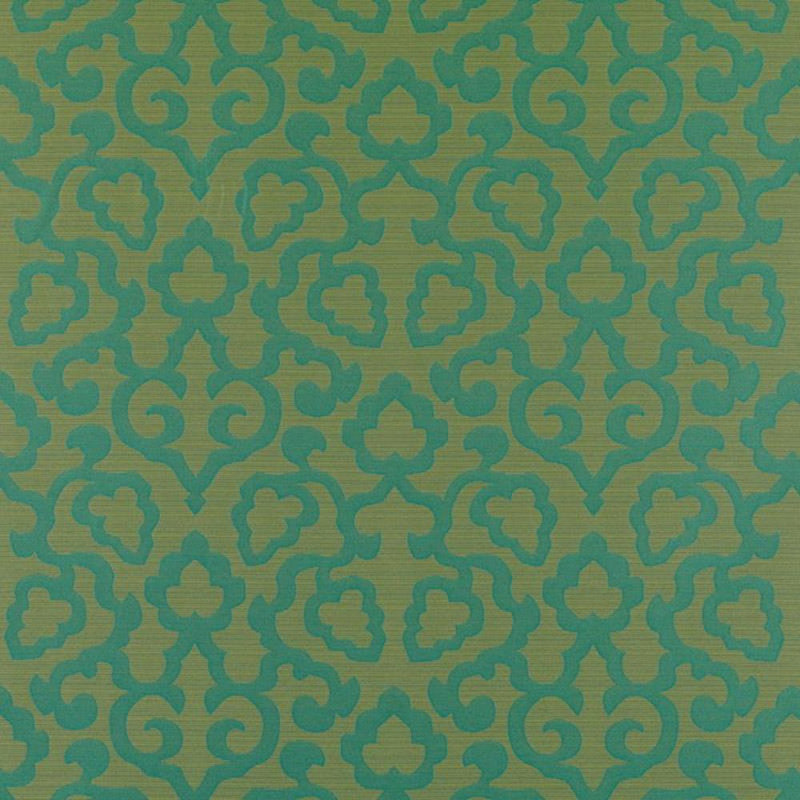 Crypton Woven Jacquards VIII Fabric, Sea Green