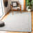 Perry Flatweave Wool Light Gray / White Area Rug-571745898