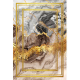 Washable Toile Indoor Rug