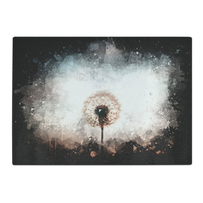 Tempered Glass Dandelion Chopping Board