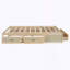 Grand lit plateforme avec 6 tiroirs de rangement-326604638