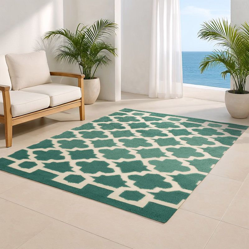 Tapis vert intérieur et extérieur Trellis, Rectangulaire 2 pi x 3 pi