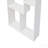 Asymmetrical Display Shelf & Bookcase, 5-Tier, White