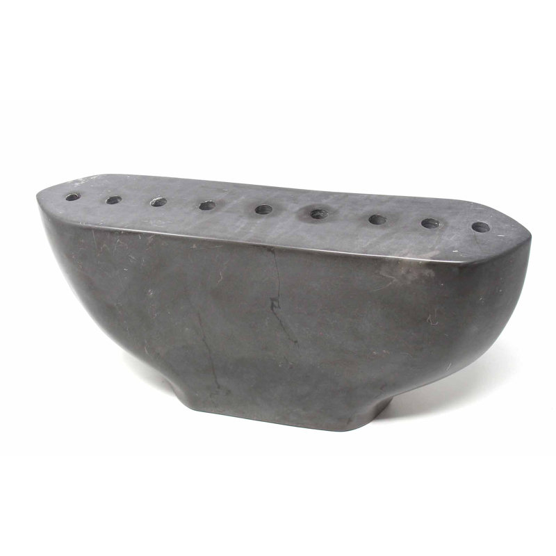 Menora sculptée à la main, Noir