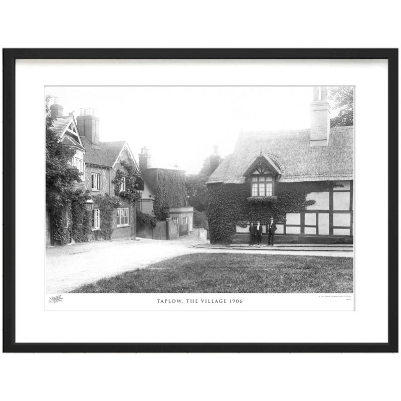 Taplow, The Village 1906 by Francis Frith - Single Picture Frame Print, 60cm H x 80cm W x 2.3cm D