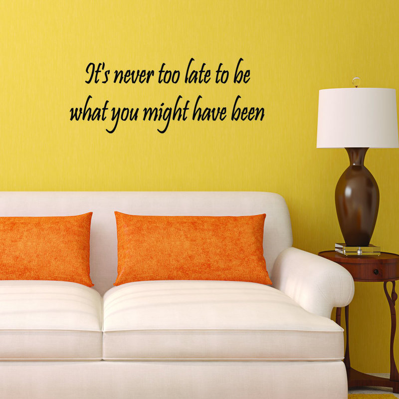Grindle Text & Numbers Wall Decal, 20" H x 55" W