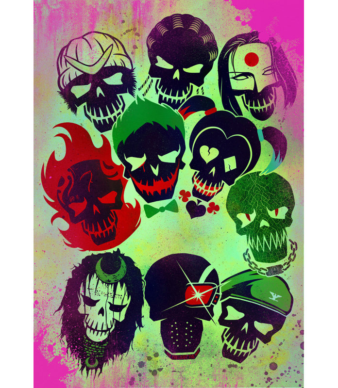 Suicide Squad, 18" H x 13" W
