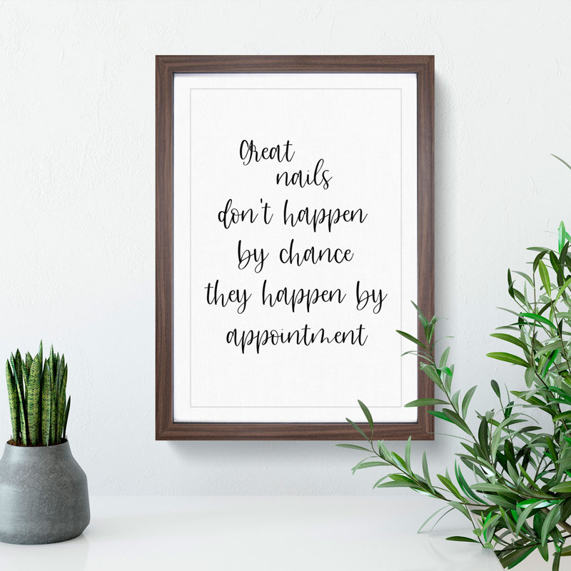 Great Nails - Framed Print, Walnut Framed, 48cm H x 36cm W x 2cm D