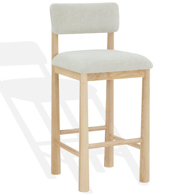 Tabouret Boston Boucle, Taupe, Tabouret de bar (siège d’une hauteur de 30 po)